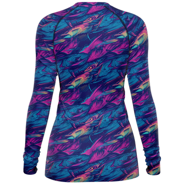 Chokefish™ Long Sleeve Rashguard Marine Woman's Shirt-006